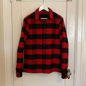 Allsaints Drytown Long Sleeve Plaid Shirt